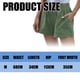 thumbnail image 2 of Pantalones cortos con cordón para mujer Pantalones cortos casuales con cintura elástica de verano con cordones elásticos, 2 of 5
