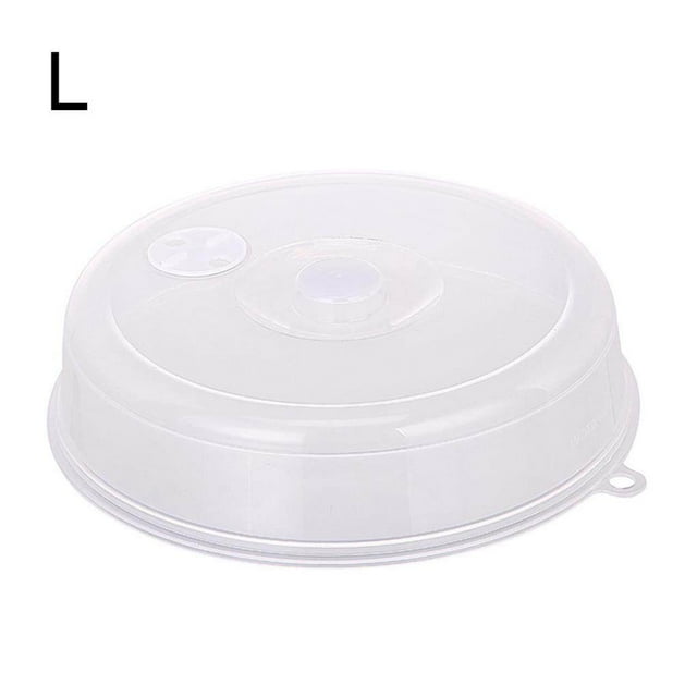Microwave Plate Universal Cover Transparent Lid Kitchen Refrigerator Tools Cover Bowl Splatter Heating Covers Stackable Kitchen Refrigerator Supplies