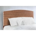 thumbnail image 3 of Belmont Home Estern 78.5" Banana Leaf Panel Headboard in Honey/Dark Brown, 3 of 11