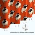 thumbnail image 6 of Pug Dog Shower Curtain 72"x72" ,Bathroom Decorative Shower Curtains Set with 12 Hooks,Modern Waterproof Washable Shower Curtain, 6 of 6