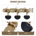 thumbnail image 2 of Miangastore Folk Guitar String Tuning System Black Plastic 2Pcs 4.5X1.7X1.6In, 2 of 8