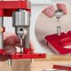 thumbnail image 3 of Other Carpenter Tool,Drill Locator Portable Drilling Jig Guide Precise Hole Punch Positioner Steel Woodworking Tool for Carpenter,Model:Red, 3 of 5