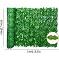 thumbnail image 1 of Valla de hoja de hiedra artificial, valla antirrobo para jardín al aire libre, vallas de plantas, papel pintado decorativo de hierba falsa, hojas de eneldo verde, 1 of 4