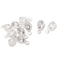 thumbnail image 1 of 10 piezas de soporte de cristal con forma de lágrima y estrella, colgantes para joyería UNA, 1 of 9