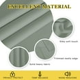 Winnerw Blackout Sage Green Curtain 54 inches Long, Grommet Thermal