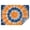Orange Blue White, variant on Colorful Rainbow Tie Dye Spiral Pattern Rectangle Tablecloth 60"x120",Waterproof Polyester Rectangle Table Cloth, Wipeable Spillproof Polyester Tablecloth for Dining, Camping, Indoor and Outdoor