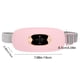 thumbnail image 3 of Almohadilla térmica portátil recargable para abdomen y espalda | Ajuste de temperatura de 3 velocidades | 3 modos de masaje | Carga USB | Masajeador abdominal inalámbrico rosa para mujeres |, 3 of 5