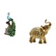 thumbnail image 5 of Elegante Colección De Esculturas De Animales De Elefante Y Pavo Real, Artesanías De Resina, Adorno De Mesa, Figura Decorativa Para Dormitorio, Oficina, Sala De Estar, Estante, Escritorio,, 5 of 8