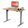 thumbnail image 5 of FlexiSpot  48"x24" Home Office Electric Height Adjustable Standing Desk Sit Stand Desk Natural Bamboo Desk Top Grey, 5 of 5
