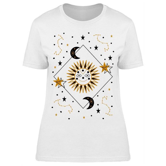Smiling Sun Light T-Shirt Women -Image by Shutterstock, Female Large