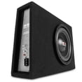 thumbnail image 1 of BELVA BPKG10T 600W Peak 10" Shallow-Mount Angled Amplified Loaded Subwoofer Enclosure, 1 of 5