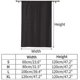 thumbnail image 2 of Set Of 1 Short Solid Blackout Curtain To Tie Solid Color Roman Curtain For Small Windows, 2 of 5