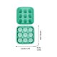 thumbnail image 3 of Molde de hielo reutilizable de silicona con 9 cavidades grandes en forma de balón de fútbol, apto para uso alimentario, flexible, con tapa, ideal para cócteles, whisky y uso en barra de casa., 3 of 7