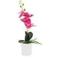 thumbnail image 4 of Planta artificial en maceta de orquídea para decoración de mesa, 4 of 6