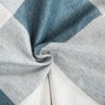 thumbnail image 3 of Microfiber Twin Duvet Cover Set, 2 Pieces Ultra Soft Grid Printed Comforter Cover Set with Zipper Closure and Corner Ties, Blue and Grey, 3 of 6