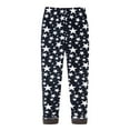 thumbnail image 3 of 2-13Y Kids Girl Stretchy Printed Leggings Thick Winter Warm Fleece Lined Pants, 3 of 8