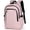 Pink, variant on AoDai Shallow-check pattern business casual backpack with multiple pockets - laptop bag for school trips, commuting or outings - large capacity backpack for campus travel