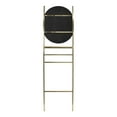 thumbnail image 4 of Kate and Laurel Noka Mirror Leaning Ladder, Gold 18x5x67, 4 of 10