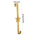 thumbnail image 3 of Hwkond Christmas Hanging Ornaments Wreath Hanger On Door Metal Door Single Hook Christmas Decoration Hooks Wreath Small Pendant Hooks Up To 30% Off, 3 of 6