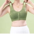thumbnail image 7 of Bras for Women Bras for Older 3 Pack Front Closure Everyday Cozy Bras Wire Front Button Sports Bra Bra, 7 of 7