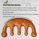 thumbnail image 4 of Exotic Hardwood 5 Balls Massage Comb Handmade Scalp Body Relaxation Tool Portable Wood Gift Set for Women Men, 4 of 5