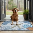 thumbnail image 4 of Shiartex Starfish Corals Ocean Printing Floor Mats Absorbent Welcome Entrance Doormat Felt for Home Entrance 19.68*39.37 in, 4 of 6