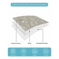 thumbnail image 5 of Quilts Twin Size Bedding Set, Gray Green Flowers Lightweight Quilted Comforter, Spring Summer Farmhouse Botanical Soft Reversible Bedspread Coverlet with Pillow Covers for All Season, 68" x 86", 5 of 7
