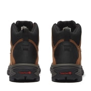 Timberland Ledge Mid Waterproof Hiking Boots for Men Full Grain Leather Mid Ankle Lace Up Eva Cushion Rubber Outsole Traction Gusseted Tongue