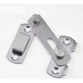 thumbnail image 3 of Pestillo de puerta corrediza NQ Cerradura de puerta Pestillo de palanca Perno de bloqueo de Hebilla con tornillos Acabado Cepillado de aleación de zinc, 3 of 4
