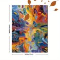 thumbnail image 3 of Abstract Colorful Swirls Oil Painting Canvas Print Wall Art for Living Room Office Hotel Cafe, 3 of 8