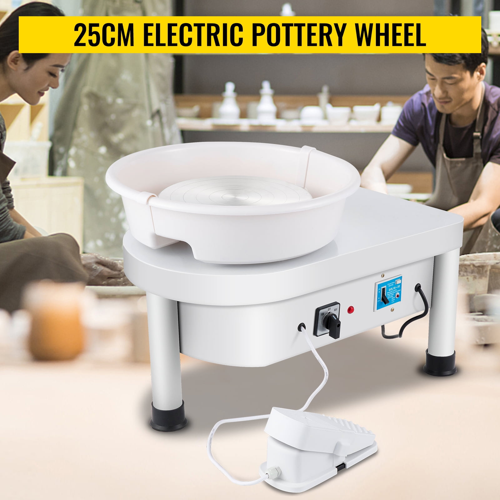 VEVOR Pottery Wheel 280W Electric Ceramic Machine 10in/25cm Clay Art Craft  DIY