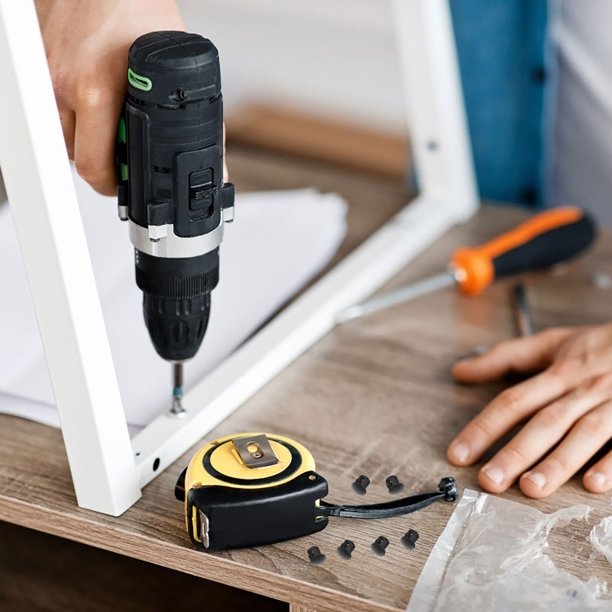 KALLORY 1000Ud Tapones Cierre A Presión Para Agujeros En Muebles Color Negro Con Protección Contra Suciedad