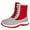 Red, variant on Women's Winter Waterproof Snow Boots Lined Faux Fur Lace Up Platform Non-Slip Casual Warm Shoes