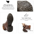 thumbnail image 5 of Women's Ankle Boots - Faux Leather Short Boots with Side Zipper, Warm Lined Comfort for Autumn and Winter, 5 of 18