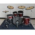 thumbnail image 2 of 4 Pcs/set Cymbal Mute Circle Ring Drum Set Practice Silencers 14 16 18 20 Cun Drum Kit Accessory, 2 of 9