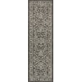 thumbnail image 3 of JONATHAN Y SANTA MONICA 2 x 8 Runner Rug, Malta Bohemian Medallion Textured Weave - Black/Gray, SMB104C-28, 3 of 11