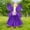 Purple-B, variant on 7-Inch Mini Desk Goose Outfit, Frogs Hat and Green Tutu Dress, Mini Goose Costume, Desk Decoration, Table Goose Outfit, Adjustable Mini Goose Clothing, Holiday Gift, Cute Mini Goose Costume