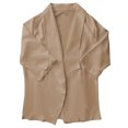 thumbnail image 4 of sususu Womens Blazers for Work,Sweater Blazer for Women 2025,Plus Size Lightweight Long Sleeve Open Front Business Casual Jacket for Everyday Wear - Khaki, 4 of 5