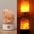 thumbnail image 4 of Lámpara De Sal Del Himalaya Roca Cristal Natural Pequeña Piedra Iónica Noche Luz De Noche Lámpara De Ambiente Luz De Noche Scienceny HA024308-00, 4 of 7