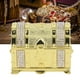 thumbnail image 5 of Joyero de Metal Vintage ANGGREK Caja de Almacenamiento de Baratijas de Aleación de Zinc Cuboide Compacta, 5 of 7