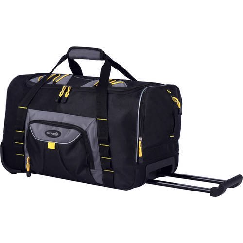 TPRC 21 Rolling Duffel CarryOn, Black