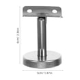 thumbnail image 2 of Mutmorningal Stainless Steel Wall Mounted Handrail Bracket Support Holder for Stair Railings, and Easy to Install Accessories, 2 of 10
