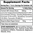 thumbnail image 2 of HI-TECH TURMERIC 95 120 TABS 500 mg cúrcuma, 2 of 3