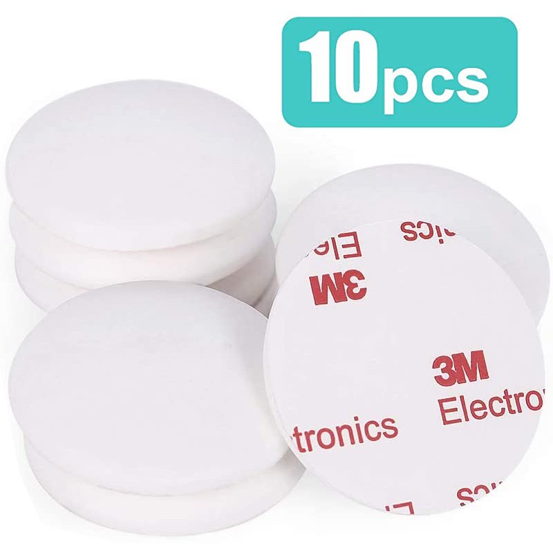 LNKOO Door Knob Wall Shield, 10PCS Transparent Round Soft Rubber Wall