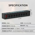 thumbnail image 3 of PEDAL POWER Guitar Pedal Power Guitar Effector Power Supply 8 Isolated DC Output Guitar Effect Pedal, 3 of 5
