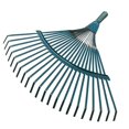thumbnail image 1 of New Metal Broom - Large Lawn Rake - Garden Tool - 22 Teeth - Flat Head, 1 of 5