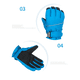 thumbnail image 4 of Guantes cálidos de invierno para niños Guantes para exteriores Guantes de esquí de color sólido A prueba de viento, impermeables y resistentes al desgaste Negro M JAMW Sencillez, 4 of 5