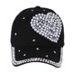 thumbnail image 2 of Gorra de Béisbol Zulema con Perlas de Imitación Ajustable para Mujer Negro, 2 of 5