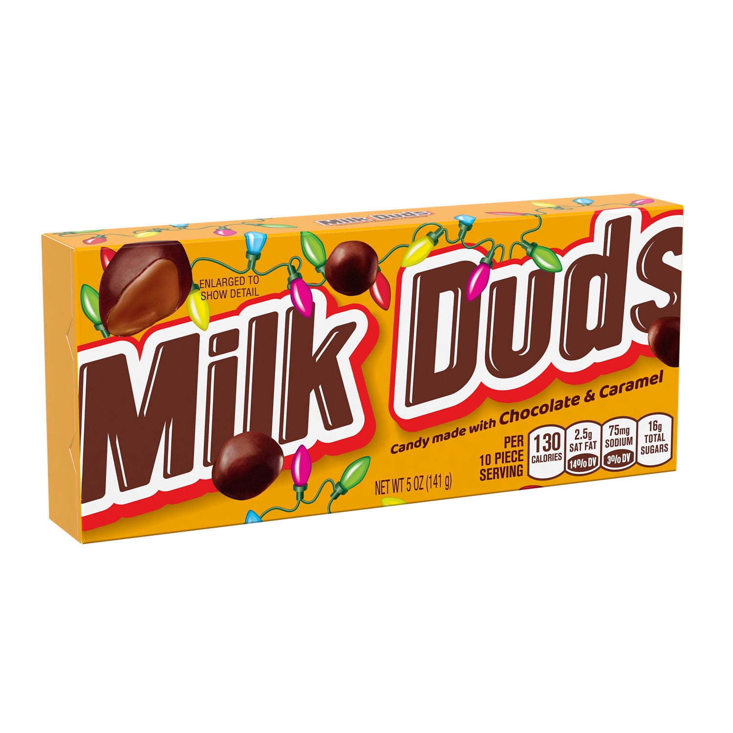 MILK DUDS, Chocolate and Caramel Candy, Christmas, 5 oz, Box