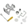 thumbnail image 3 of Meat Chopper, Effortless Handle Manual Meat Grinder Silver Simple Operation Unique Appearance Simple Structure  for Restaurants for Kitchen for Butcher Shops, 3 of 8